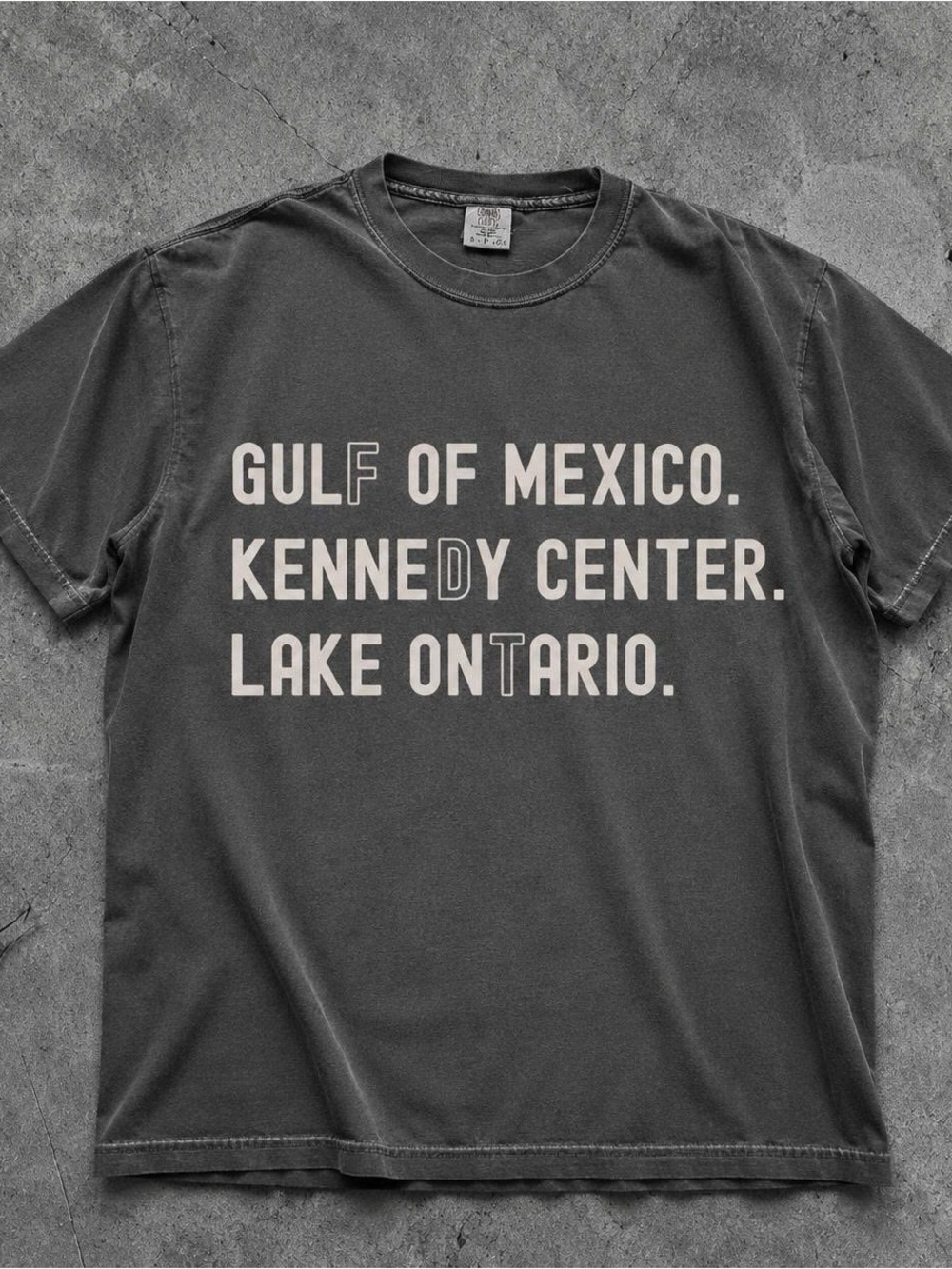 Gulf of Mexico Kennedy Center Lake Ontario Tshirt